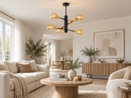 Lampa sufitowa 6xE27 VELUM GOLD