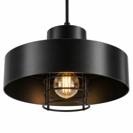 Lampa wisząca 1xE27 BOSSI II BLACK