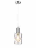 Lampa wisząca 1xE27 CROSS SILVER