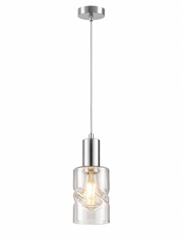 Lampa wisząca 1xE27 CROSS SILVER