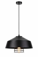 Lampa wisząca 1xE27 ELECTRA BLACK