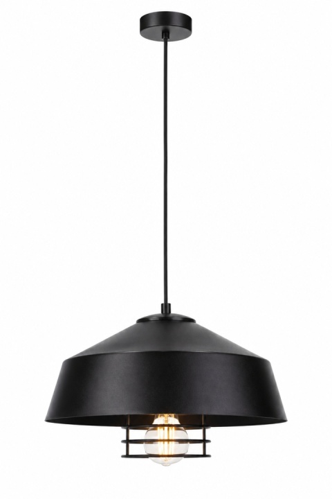 Lampa wisząca 1xE27 ELECTRA BLACK
