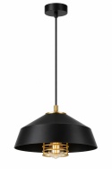 Lampa wisząca 1xE27 ELECTRA GOLD/BLACK
