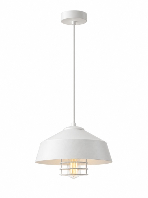 Lampa wisząca 1xE27 ELECTRA WHITE