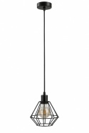 Lampa wisząca 1xE27 FOSKAL BLACK
