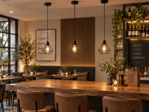 Lampa wisząca 1xE27 FOSKAL BLACK