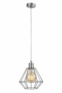 Lampa wisząca 1xE27 FOSKAL SILVER