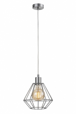 Lampa wisząca 1xE27 FOSKAL SILVER