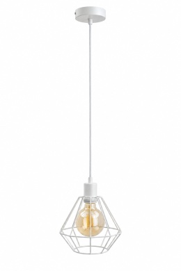 Lampa wisząca 1xE27 FOSKAL WHITE