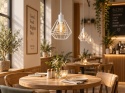 Lampa wisząca 1xE27 FOSKAL WHITE