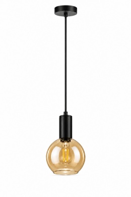 Lampa wisząca 1xE27 JANTAR BLACK