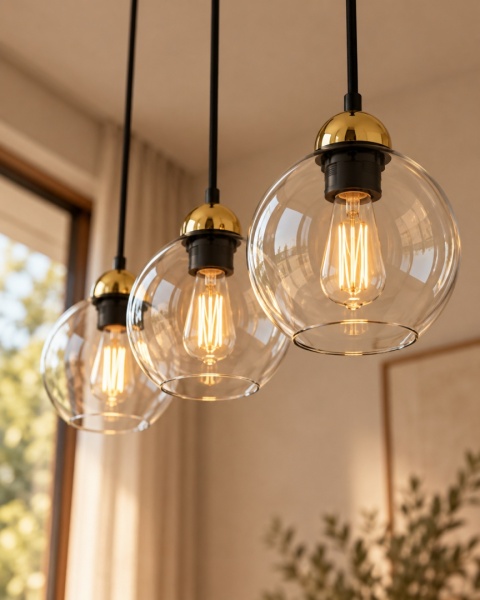 Lampa wisząca 1xE27 MIRAGE BLACK/GOLD