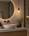 Lampa wisząca 1xE27 MIRAGE BLACK