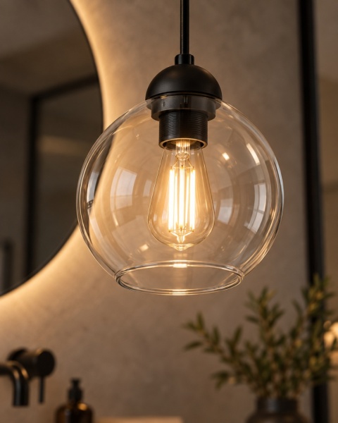 Lampa wisząca 1xE27 MIRAGE BLACK
