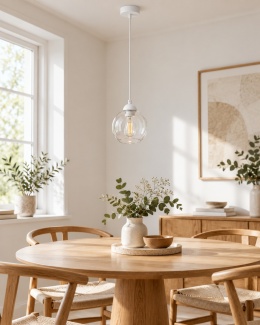 Lampa wisząca 1xE27 MIRAGE WHITE