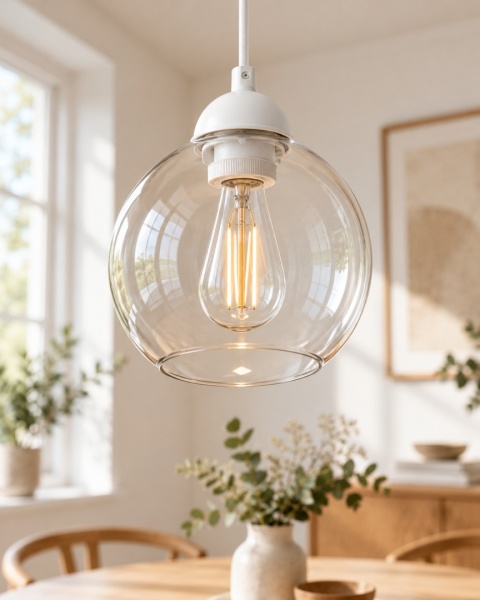 Lampa wisząca 1xE27 MIRAGE WHITE