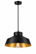 Lampa wisząca 1xE27 MOON BLACK/GOLD