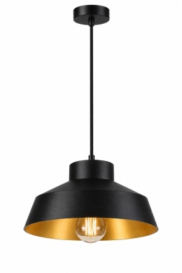Lampa wisząca 1xE27 MOON BLACK/GOLD