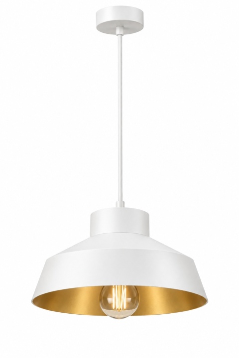 Lampa wisząca 1xE27 MOON WHITE