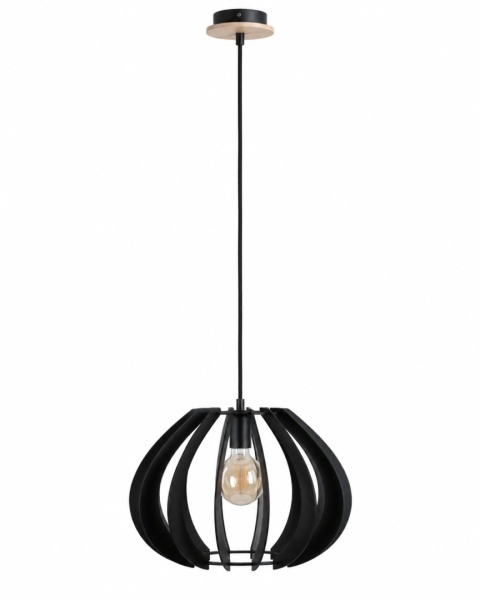 Lampa wisząca 1xE27 NORA BLACK 646