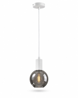 Lampa wisząca 1xE27 SUPRA WHITE