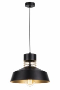 Lampa wisząca 1xE27 TITANIUM GOLD/BLACK