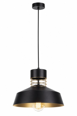 Lampa wisząca 1xE27 TITANIUM GOLD/BLACK