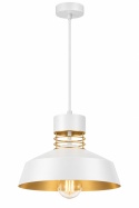 Lampa wisząca 1xE27 TITANIUM GOLD/WHITE