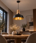 Lampa wisząca 1xE27 TRIX BLACK 112