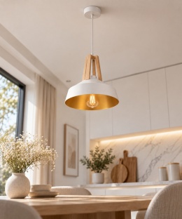 Lampa wisząca 1xE27 TRIX WHITE 113