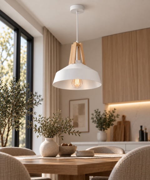 Lampa wisząca 1xE27 TRIX WHITE II 181