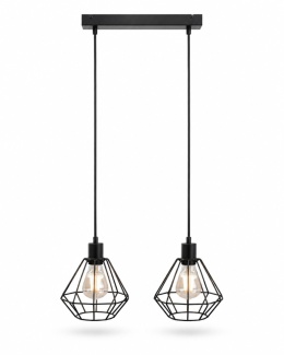 Lampa wisząca 2xE27 FOSKAL BLACK