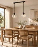 Lampa wisząca 2xE27 MIRAGE BLACK