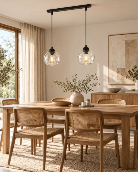 Lampa wisząca 2xE27 MIRAGE BLACK