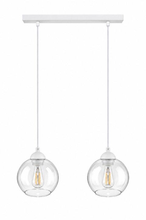 Lampa wisząca 2xE27 MIRAGE WHITE