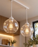 Lampa wisząca 2xE27 MIRAGE WHITE
