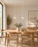 Lampa wisząca 2xE27 MIRAGE WHITE