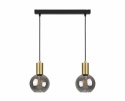 Lampa wisząca 2xE27 SUPRA BLACK/GOLD