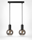 Pendant lamp 2xE27 SUPRA BLACK