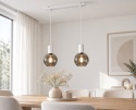 Pendant lamp 2xE27 SUPRA WHITE