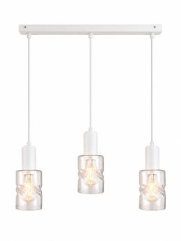 Lampa wisząca 3xE27 CROSS WHITE