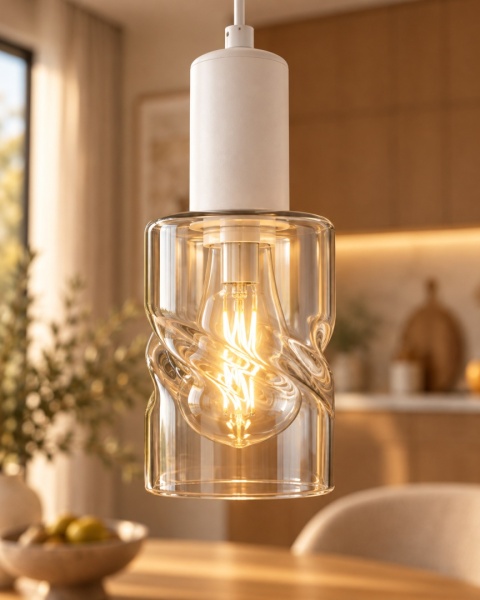 Lampa wisząca 3xE27 CROSS WHITE