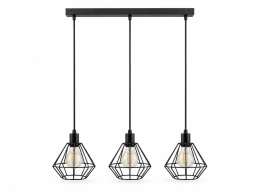Lampa wisząca 3xE27 FOSKAL BLACK