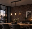 Pendant lamp 3xE27 FOSKAL BLACK