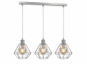 Lampa wisząca 3xE27 FOSKAL SILVER
