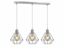 Lampa wisząca 3xE27 FOSKAL SILVER