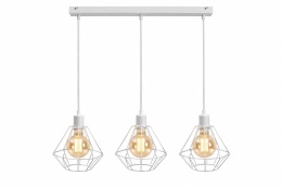 Lampa wisząca 3xE27 FOSKAL WHITE