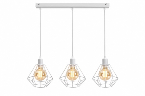 Lampa wisząca 3xE27 FOSKAL WHITE