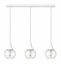 Pendant lamp 3xE27 LACRIMA CLEAR WHITE