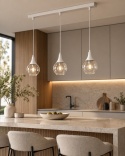 Pendant lamp 3xE27 LACRIMA CLEAR WHITE